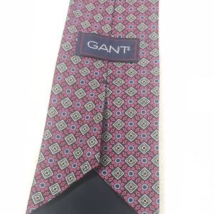 Pink Geometric Necktie by Gant